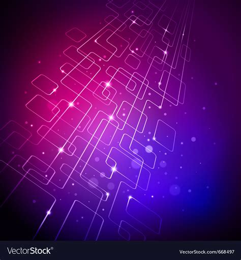 Abstract Purple Tech Background Royalty Free Vector Image