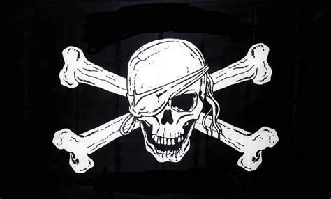 Jolly Roger Pirate Flag 12x18 Garden Flag Etsy