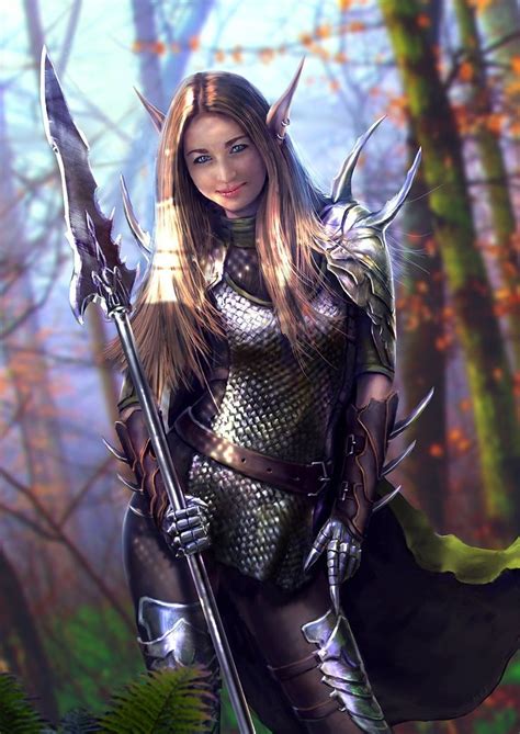 Pin By Tayhlia On Elf Female Elf Warrior Girl Elf Warrior