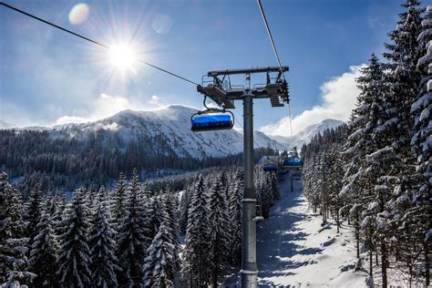Ski Lift Snow Trees Winter 5k Hd Photography 4k Wallpapers Images