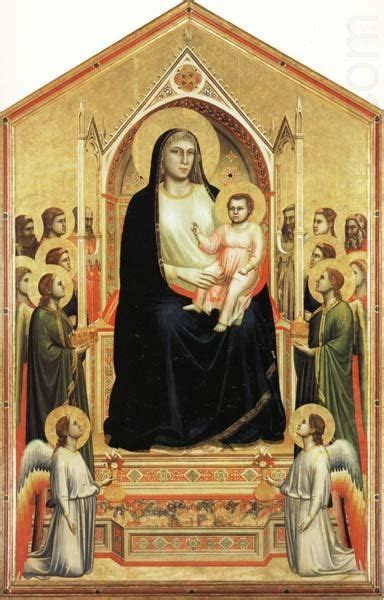Cimabue and giotto madonna enthroned arthistorybuff art. Giotto di Bondone, Madonna Enthroned, from the Church of ...