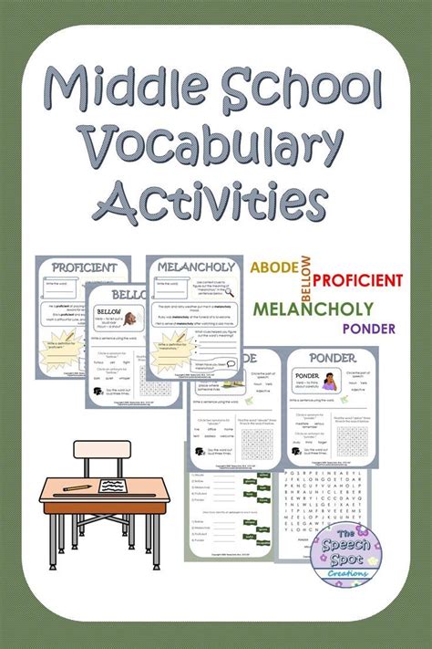 Middle School Vocabulary Activity Packet In 2022 Vocabulary
