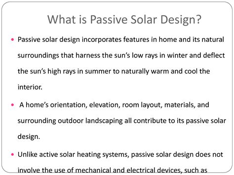 Solution Guide To Passive Solar Home Design Studypool