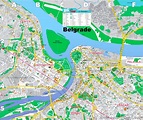 Belgrade Tourist Map - Ontheworldmap.com