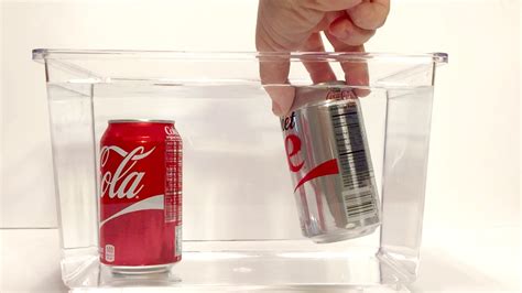 The two are overweight, and would do anything to lose it. Sink of Float Coke and Diet Coke Experiment - YouTube