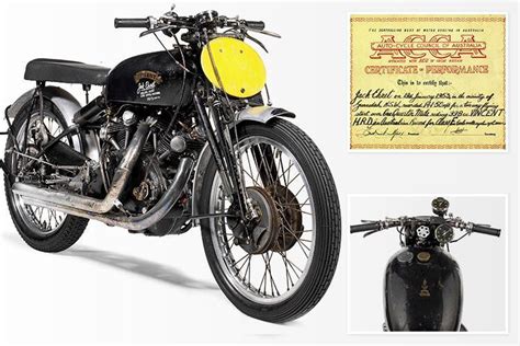 Vincent Black Lightning Vintage British Motorbike Is The Most Expensive