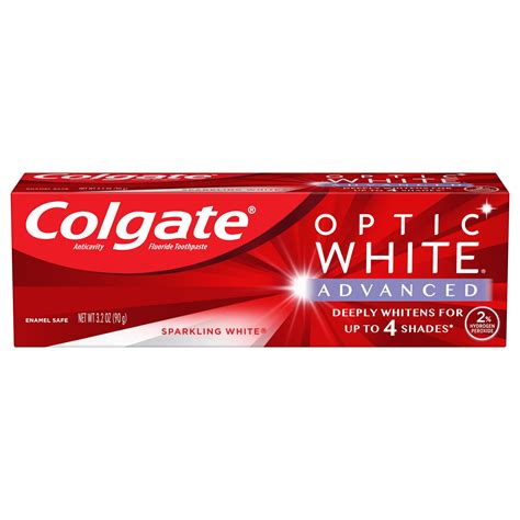 Colgate Optic White Sparkling White Toothpaste Shop Toothpaste At H E B