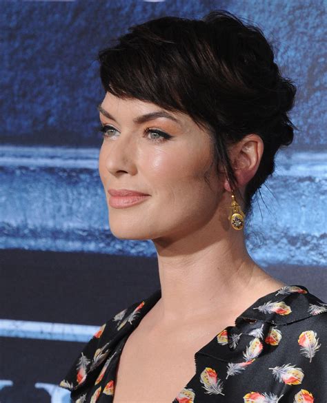 ‘game Of Thrones Star Lena Headey Shows Us How To Style Short Hair
