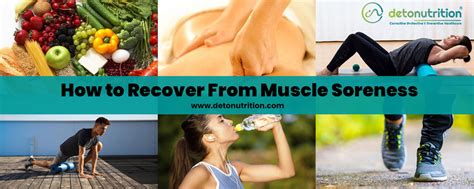 How To Recover From Muscle Soreness Detonutrition