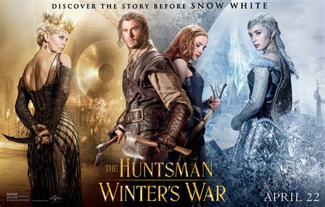 Billboard Art For The Huntsman Winter S War Black Movies Television And