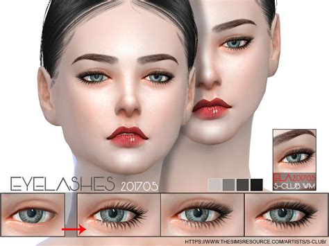 S Club Wm Ts4 Eyelashes 201705 The Sims 4 Catalog
