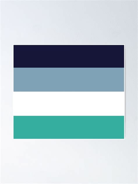 Oriented Aromantic Asexual Flag Poster For Sale By Snowymoonowl Redbubble