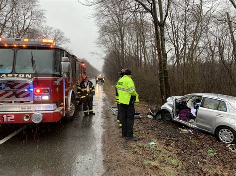 Easton Police And Fire Departments Respond To Crash After Suv Struck