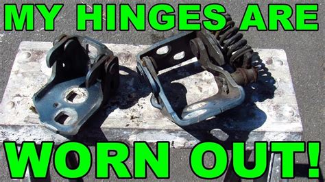 How To Replace Car Door Hinge Pins And Bushings Youtube