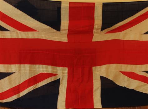 Original Vintage Union Jack Large 8 12 Ft Stitched Panel Flag C1940