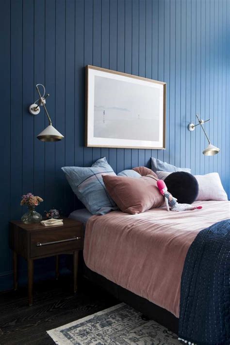 Girls Dark Blue Pink Bedroom Inspiration The Home Studio