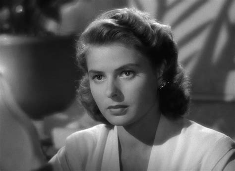 Ingrid Bergman As Ilsa Lund In Casablanca Filmstars Ingrid Bergman