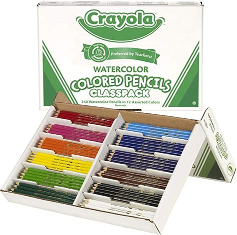 Crayola Watercolor Classpack School Supplies 12 Assorted