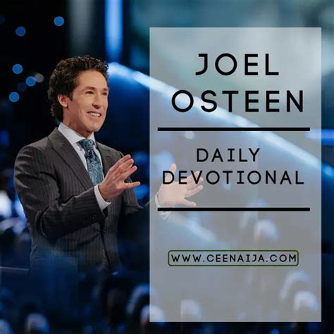 Joel Osteen Devotional 14 May 2020 Be Steadfast And Immovable Ceenaija