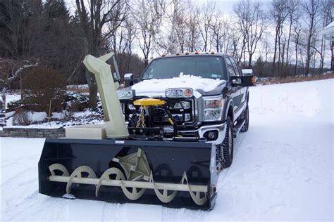 Snowvac Front Mounted Snowblowers For Commercial Trucks Tractors And