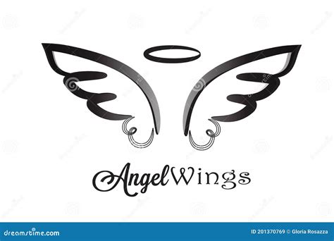 Angel Wings Logo Stock Vector Illustration Of Baby 201370769