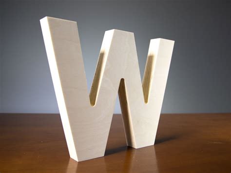 Large Wood Letters Any Font Custom Made Woodland Manufacturing