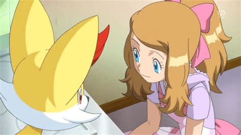 Pokemon Pokemon  Pokemon Anime Serena Fennekin Fokko Aw