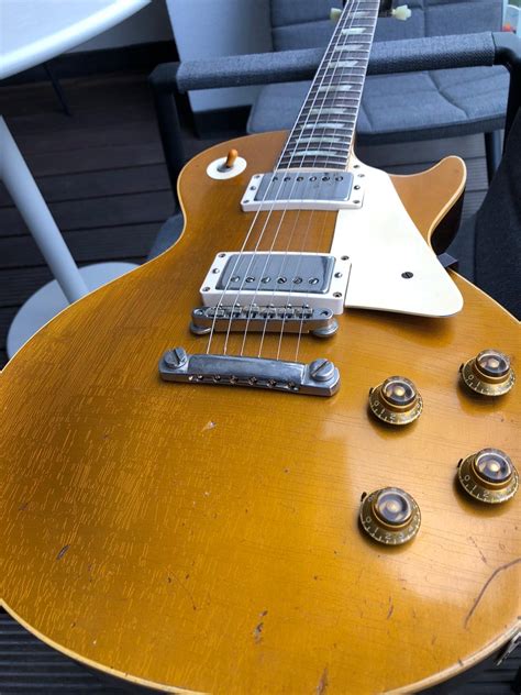 Gibson Les Paul Standard 1957 Goldtop Guitar For Sale Denmark Street