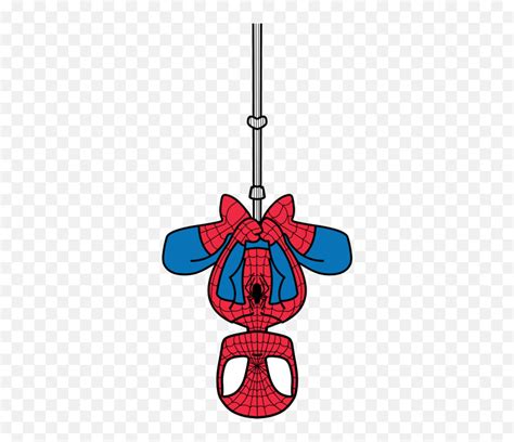 Clipart Spiderman Hang Upside Down - Upside Down Spiderman Clip Art