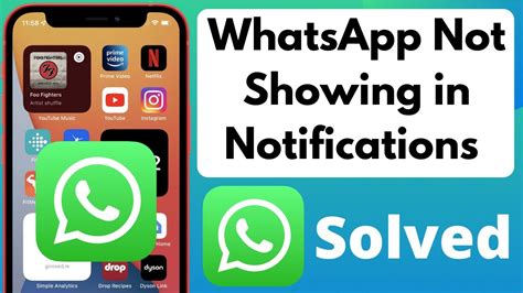 How To Fix Whatsapp Not Showing In Iphone Notifications Whatsapp