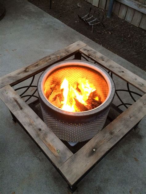 I Have Seen Tons Of People Using A Washing Machine Tub For A Fire Pit So I Decided To Give It A