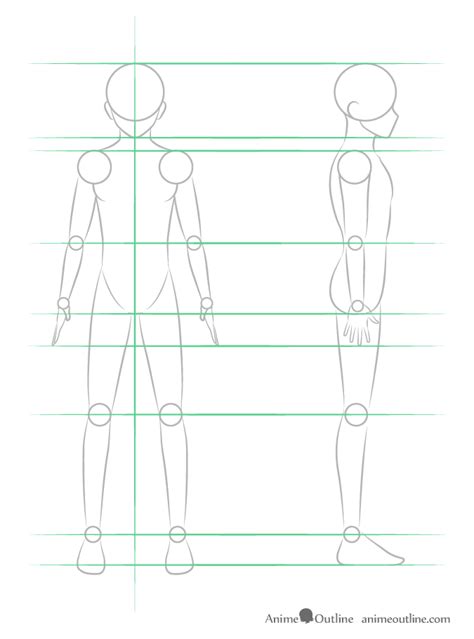 Anime Body Sketch Male An Elaborate Tutorial On How To Draw The Male