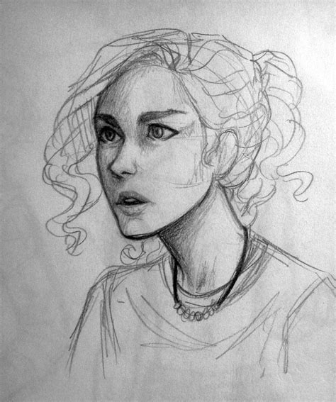 Wise Girl Sketch By Ah Nada On Deviantart Percy Jackson Drawings