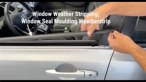 Window Seal Molding Weatherstrip Replacement Honda Civic