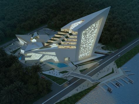 Cultural Center On Behance Amazing Architecture Architecture Design