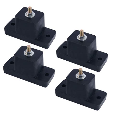 D20 X H15 Rubber Vibration Isolator Mounts Shock Absorber W M6 X18mm