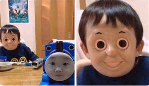 Tih Small Child And Thomas The Train Face Swap Thanksihateit Funny
