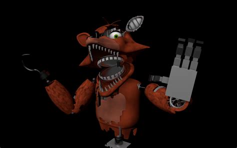 Wip Withered Foxy Cinema 4d By Herogollum On Deviantart