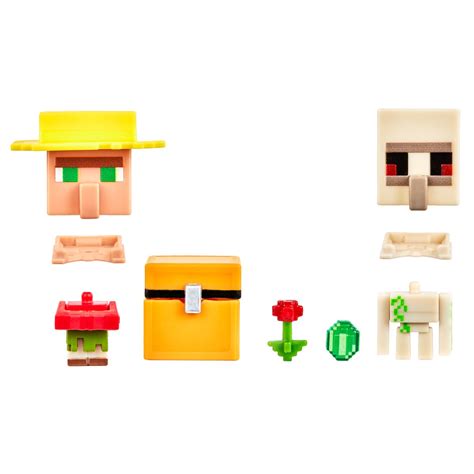 Minecraft Mob Head Minis Action Figure 5 Pack Case Of 10