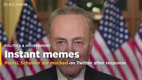 Twitter Mocks Pelosi And Schumer Who Become Memes After Trumps Border Response