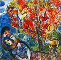 Marc Chagall The Enamoured painting - The Enamoured print for sale ...