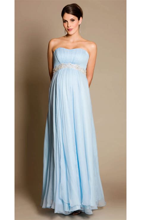 Bluebell Maternity Gown With Diamante Sash Maternity Wedding Dresses