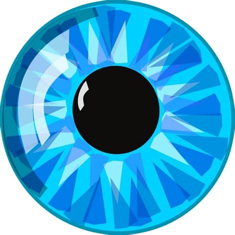 Blue Eye Clip Art Free Vector In Open Office Drawing Svg Svg