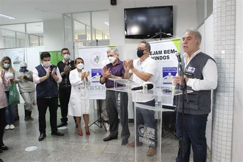 ministro da saúde conhece as instalações do hu ufma — empresa brasileira de serviços hospitalares