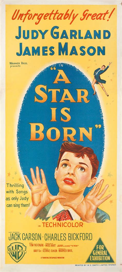 A Star Is Born 1954 Australian Daybill Poster Posteritati Movie Poster Gallery