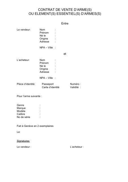 Exemple de contrat de vente entre particuliers (format PDF) Name Place