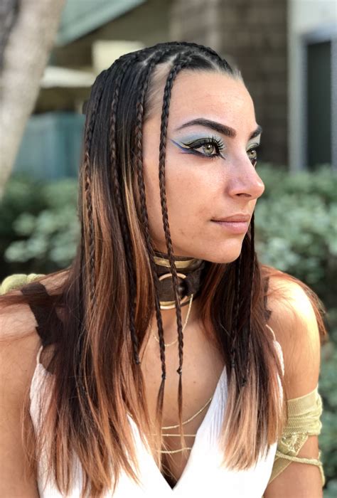 There are 22 egyptian hairstyle for sale on etsy, and they cost 41,50 $ on average. 2018 Halloween Egyptian Hairstyle Makeup College Girl ...