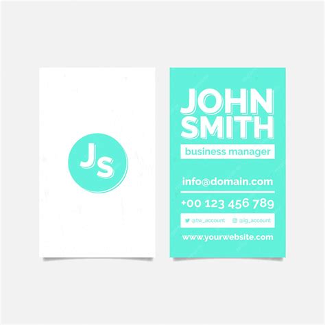 Free Vector Neon Business Cards Concept