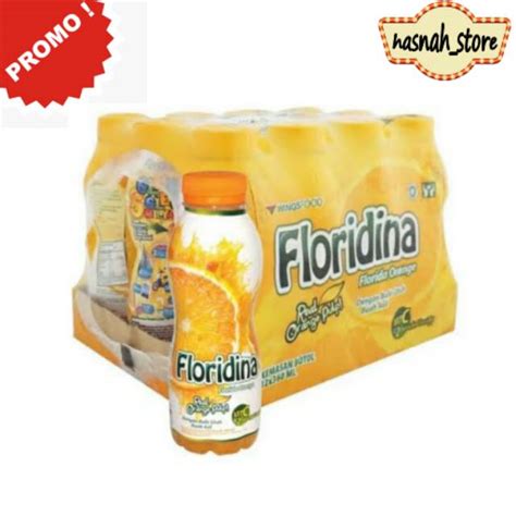 Jual Floridina Orange 1 Dus Minuman Segar Rasa Jeruk 350ml Minuman
