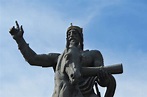 Equestrian statue of David IV in Tbilisi Georgia